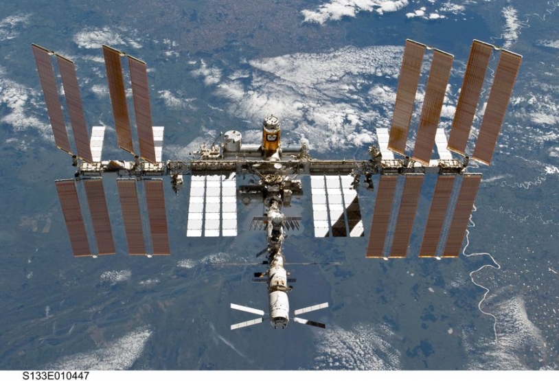 Station Spatiale Internationale à l&#039;état final (Crédit NASA)