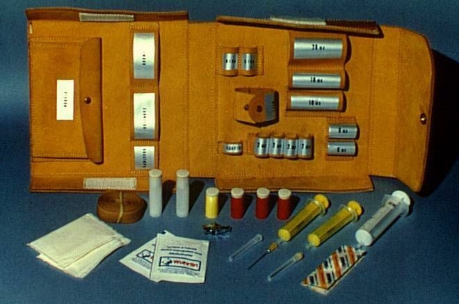 Kit de prélèvement sanguin utilisé pour Minilab